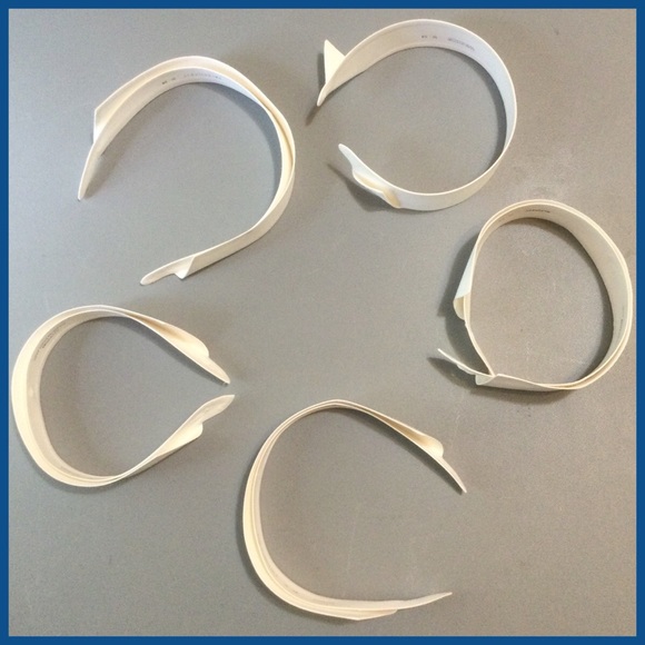 5 Vtg Stiff Collars, sz 15” - Picture 1 of 6